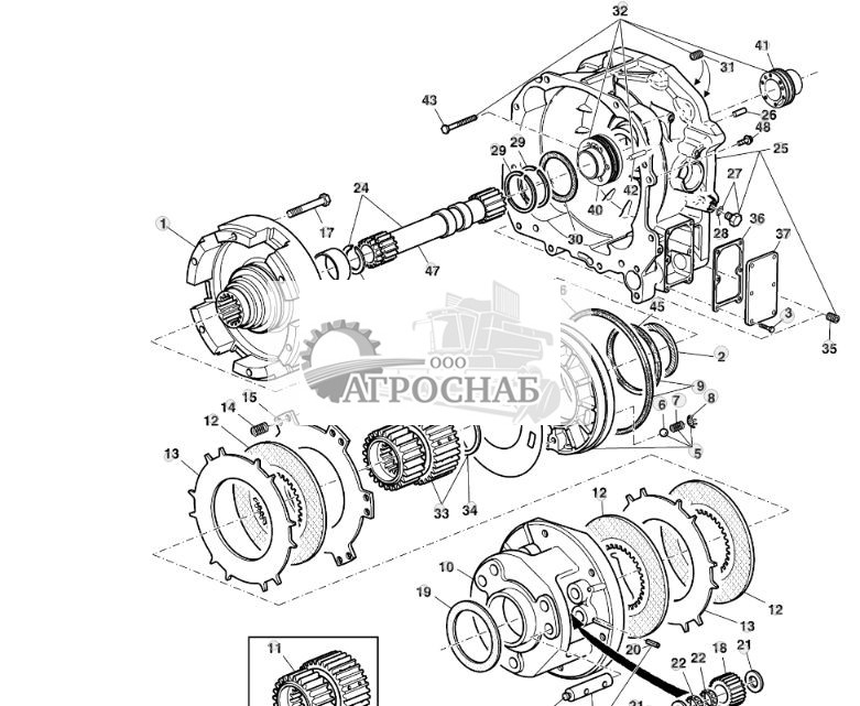 ТЯГОВАЯ МУФТА  КОРПУС ПЛАНЕТАРНОГО ТОРМОЗА - ST209044 73.jpg
